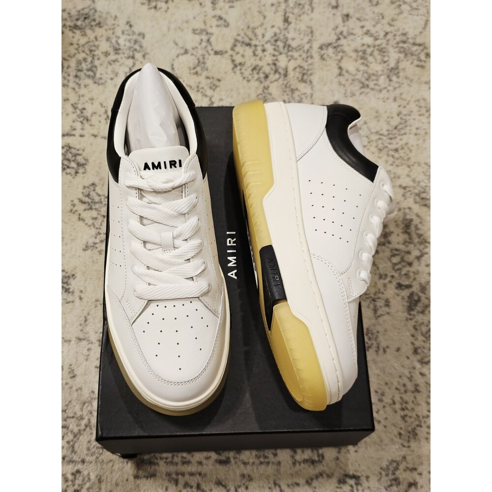 New AMIRI  stadium low white black Sneakers Size 46